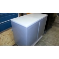 Herman Miller 2 Door Storage with White Laminate Top 36x20"